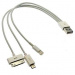 Шнур для моб. устр.: USB to iPhone 4/5 Micro USB