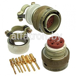 Разъем: СНЦ23-7/22В-6А-В