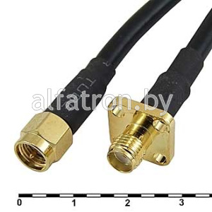 Разъем: SMA-P/SMA-JKF RG58 30cm