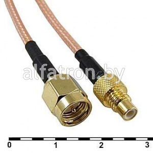 Разъем: SMA-J3/SMC-JY3-RG316-30
