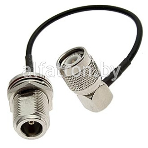 Разъем: N-PB/TNC-JR RG174 15cm