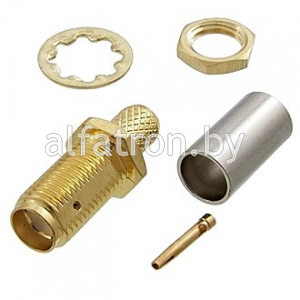 Разъем: SMA-C58J gold