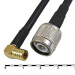 Разъем: TNC-J5Y/SMB-KW5-RG58-30