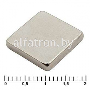 Магнит: B 13.5x13.5x2.6 N35