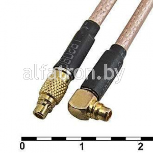 Разъем: MMCX-JW3/MMCX-J3-RG316-30