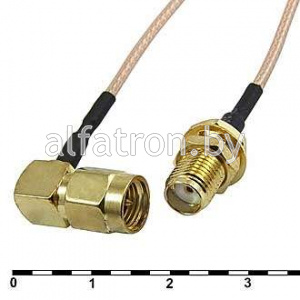 Разъем: SMA-JW2/SMA-KY2-RG178-30