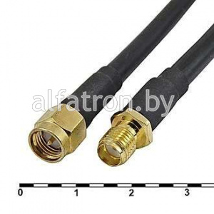 Разъем: SMA-K5/SMA-J5-RG58-30