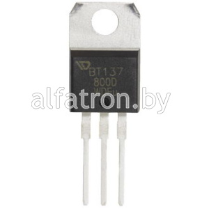 Симистор: BT137-800D