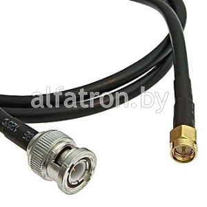 Разъем: BNC-P/SMA-P RG58 100cm